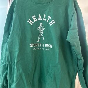 Sporty and rich crew neck